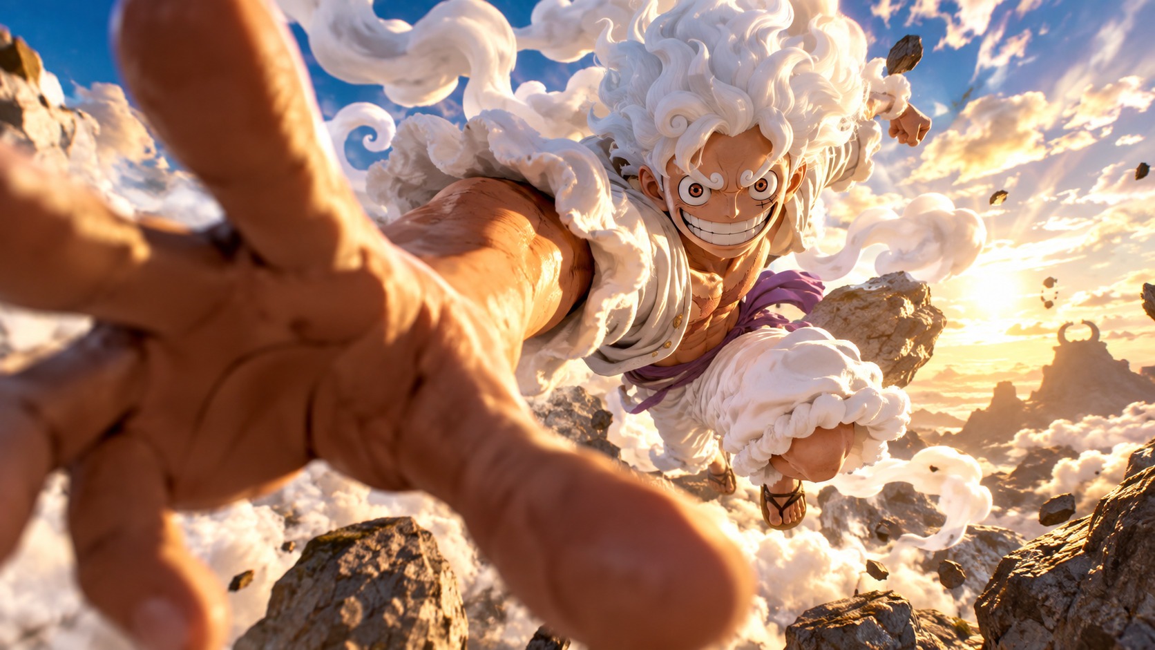 Gear 5 di Luffy: come funziona, poteri, debolezze, Nika e perché diventa bianco