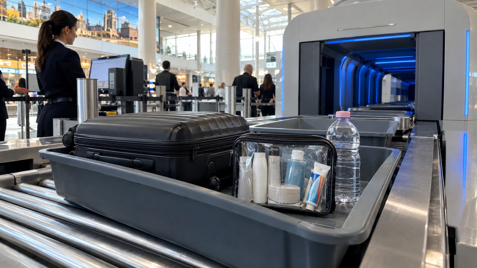 Liquidi fino a 2 litri in aereo: quali aeroporti italiani hanno gli scanner CT e regole 2026