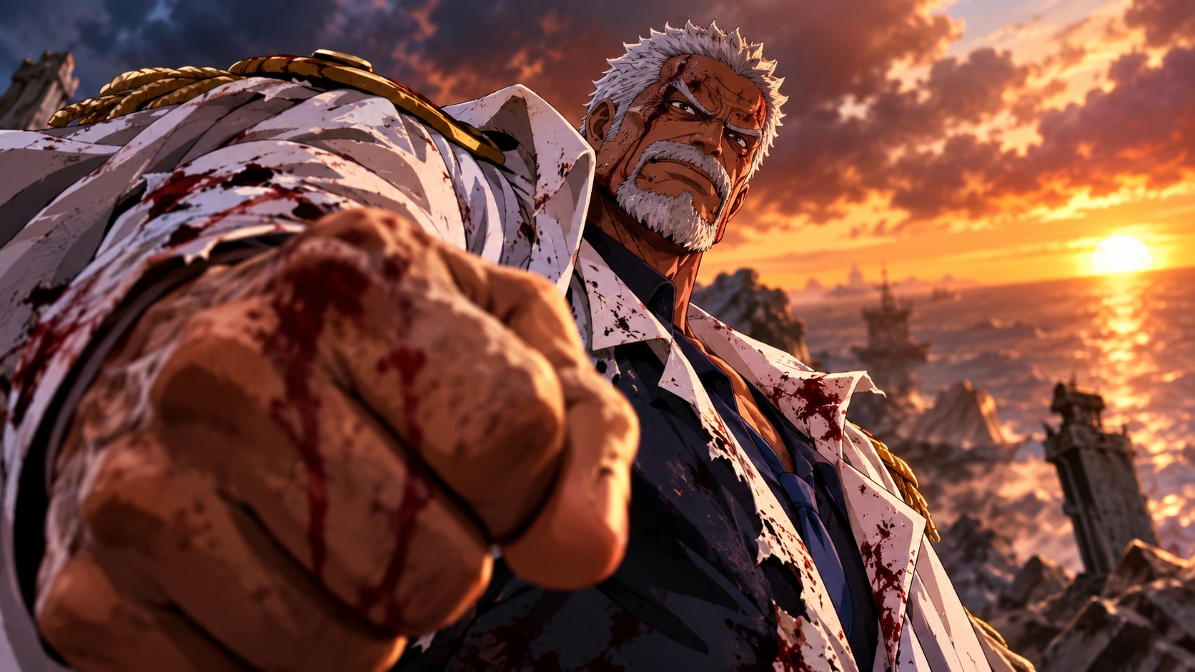 Garp di One Piece: storia, poteri, Haki e cosa gli succede davvero